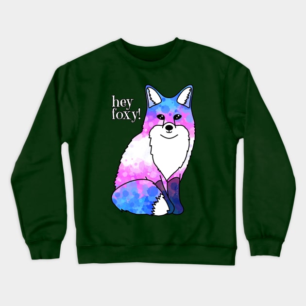 Hey Trans Foxy! Crewneck Sweatshirt by Art by Veya